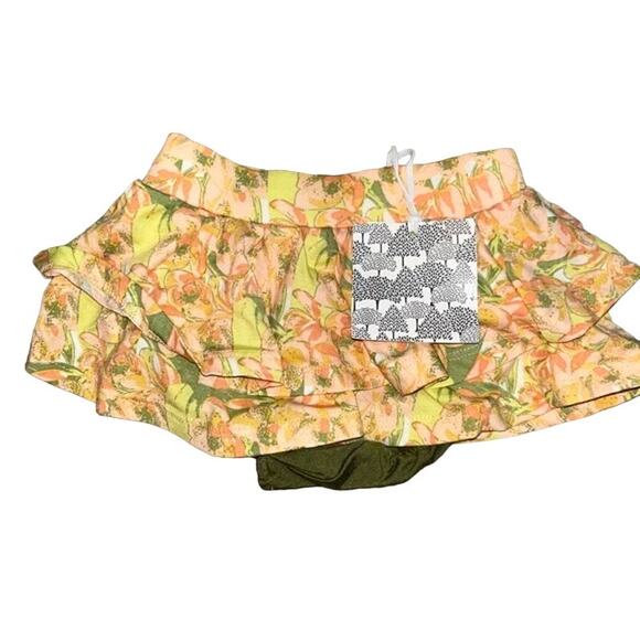 NWT Kate Quinn Floral Cymbidium Skirted Bloomer 3-6m Modal - Picture 1 of 1